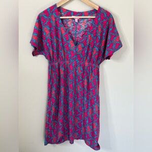 Lilly Pulitzer Meg Dress Hold Your Horses Seahorses Size Medium